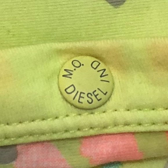 Diesel Round Neck Neon Top - XS - Picture 6 of 8